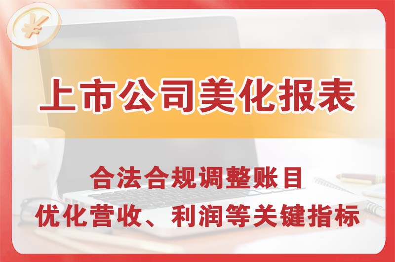 阆中上市公司美化报表